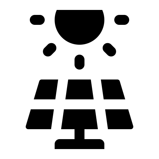 Éclairage solaire icon